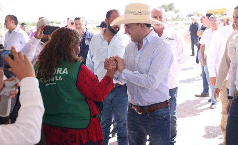 Vamos avanzando muy bien con las grandes obras en todo Coahuila: Manolo