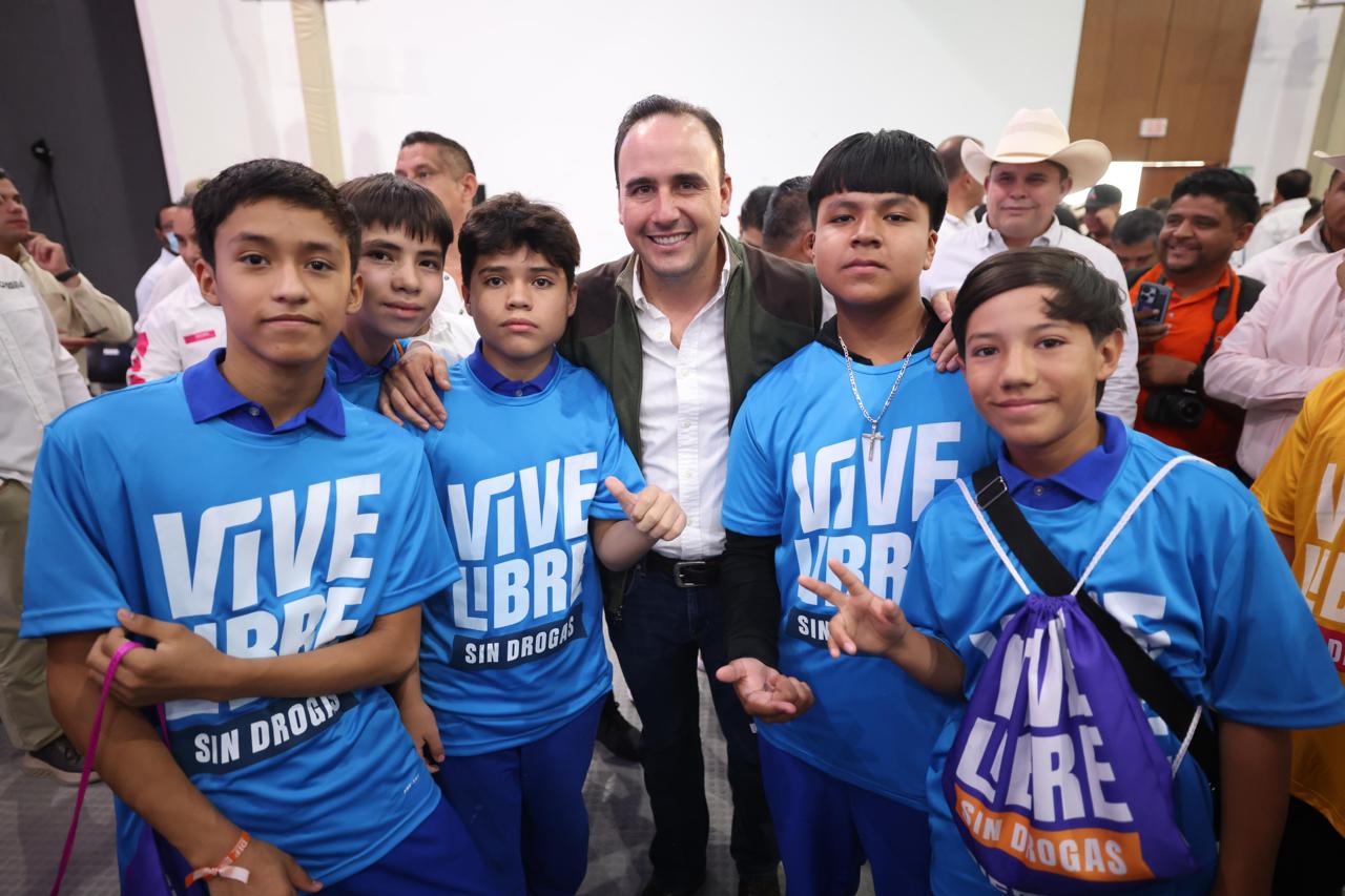 A un año del programa Vive Sin Libre Sin Drogas, Coahuila fortalece la prevención, atención y reinserción