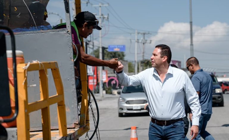 Moderniza Javier Díaz principales vialidades de Saltillo con atención integral