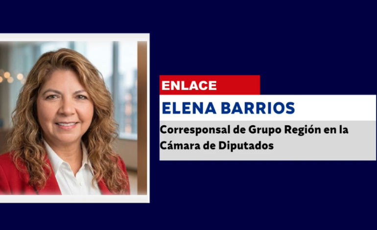 ELENA BARRIOS, Corresponsal de Grupo Región en la Cámara de Diputados