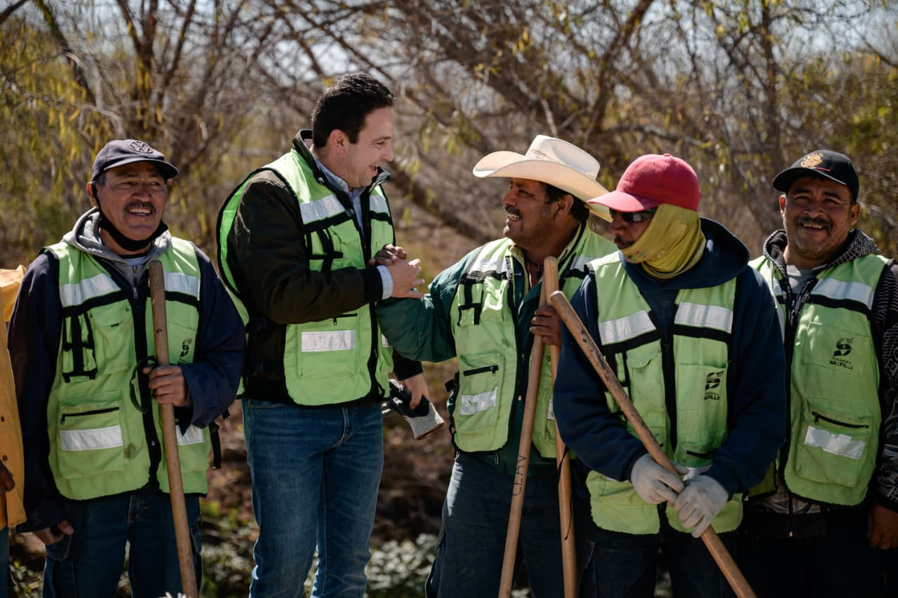 Arranca Javier Díaz programa de limpieza en arroyos de Saltillo