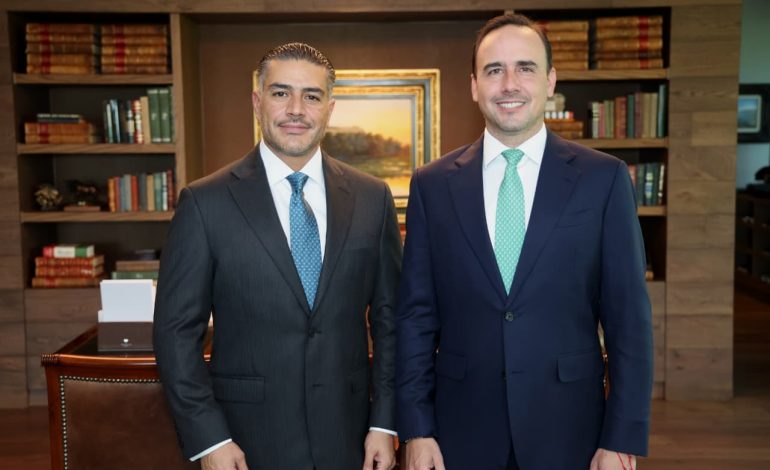 Refrendan Manolo y Harfuch compromisos por la seguridad de Coahuila y México