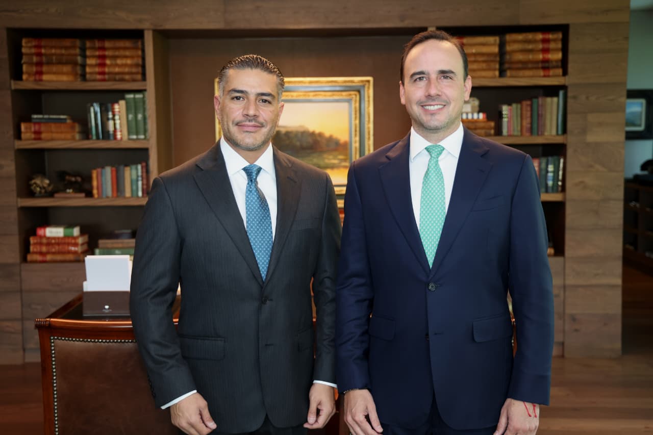 Refrendan Manolo y Harfuch compromisos por la seguridad de Coahuila y México