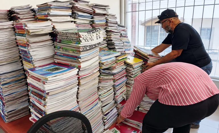 Dan segunda vida a 700 kilos de útiles escolares en Saltillo