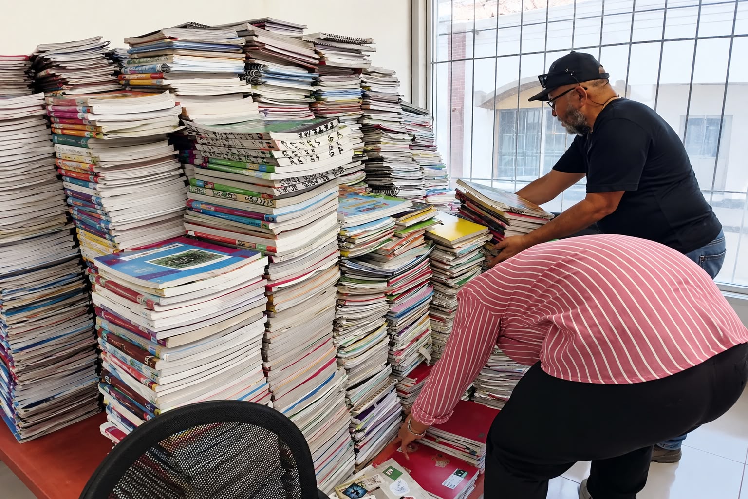 Dan segunda vida a 700 kilos de útiles escolares en Saltillo