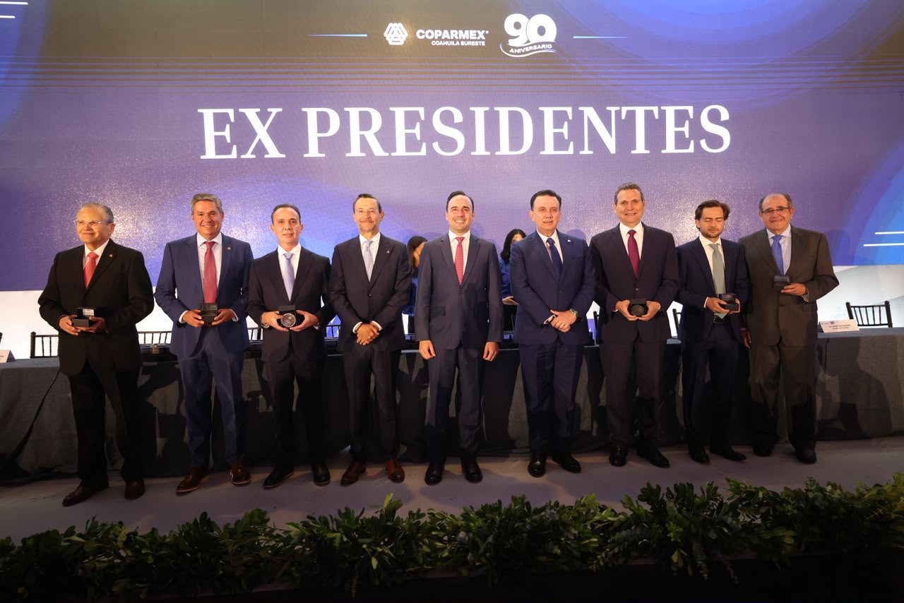 Destaca Coparmex nacional a Coahuila por su seguridad, paz laboral y atractivo para la inversión