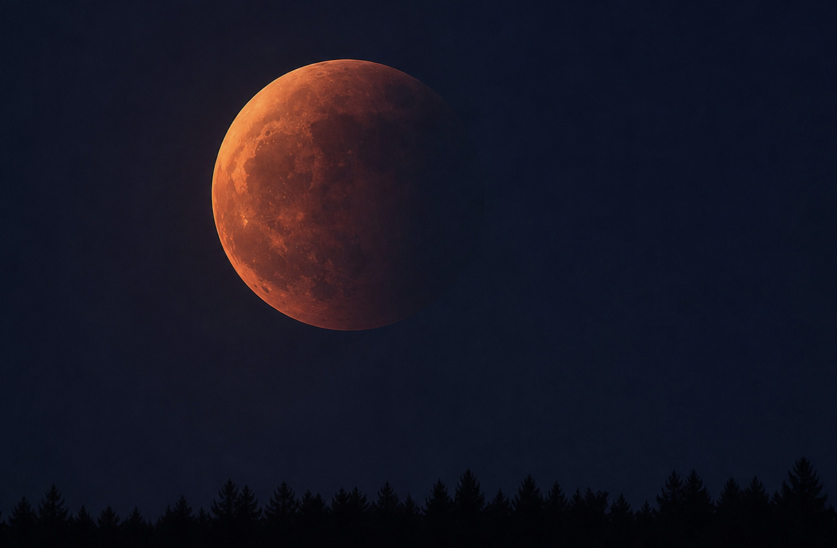 Esta noche, eclipse lunar