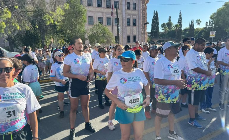 Más de 500 personas participan en la Carrera por la Inclusión