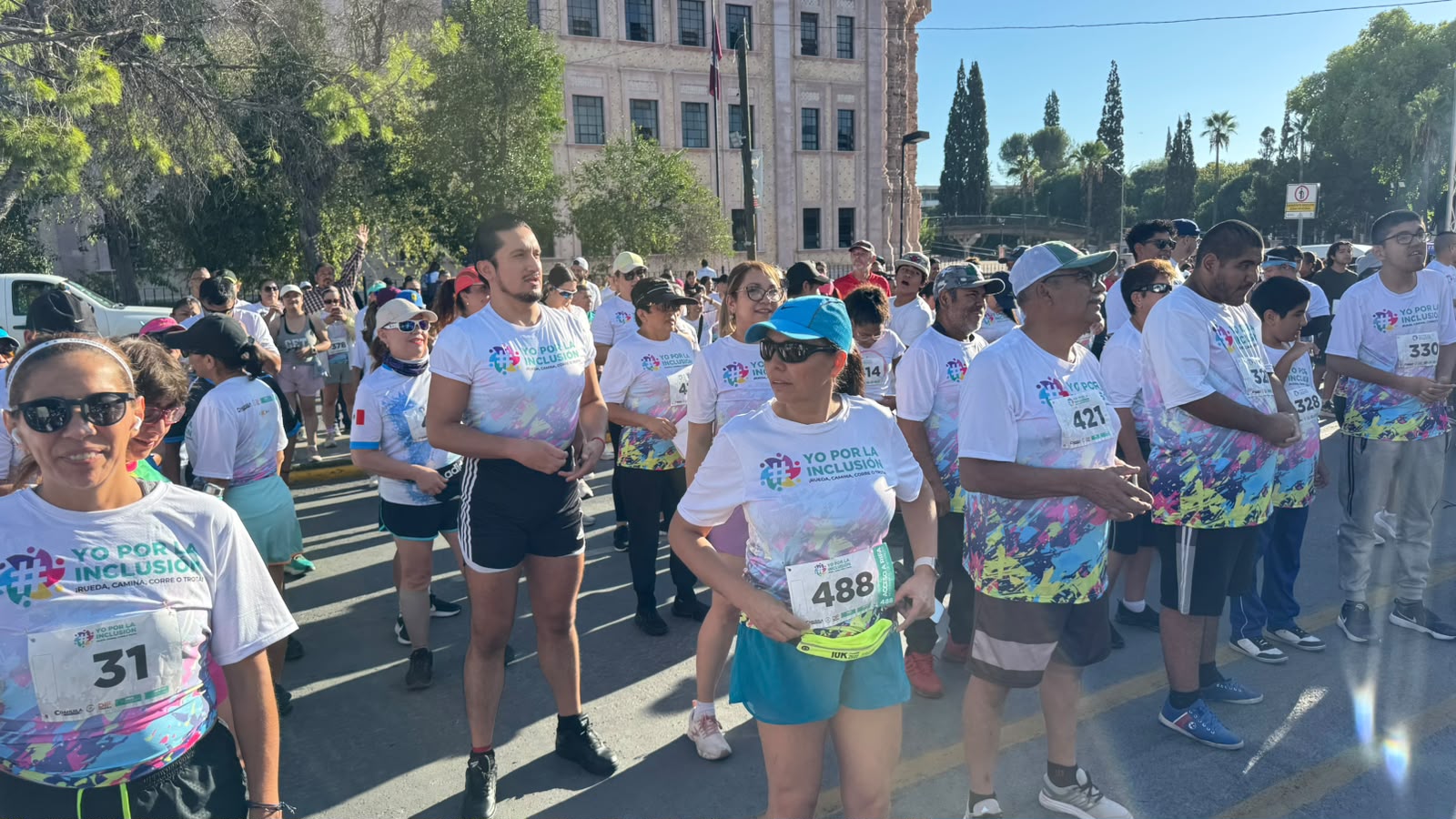 Más de 500 personas participan en la Carrera por la Inclusión