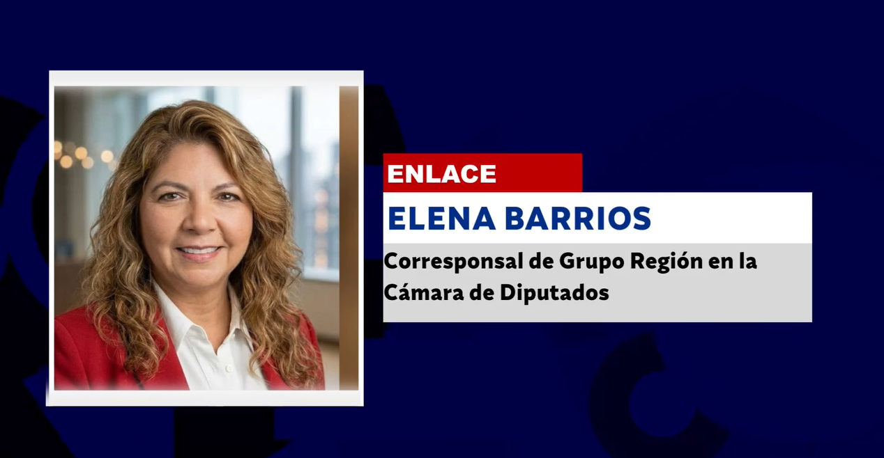 ELENA BARRIOS, Corresponsal de Grupo Región en la Cámara de Diputados