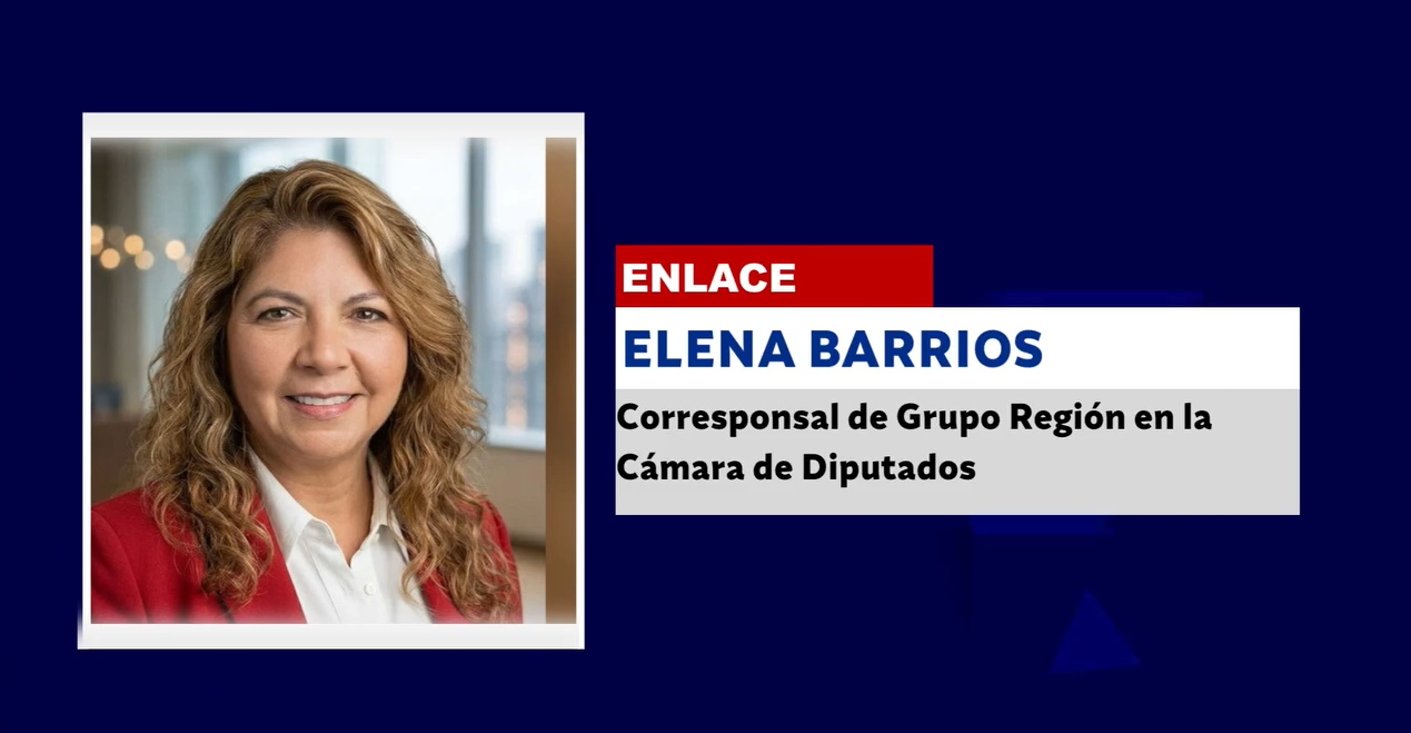 ELENA BARRIOS, Corresponsal de Grupo Región en la Cámara de Diputados
